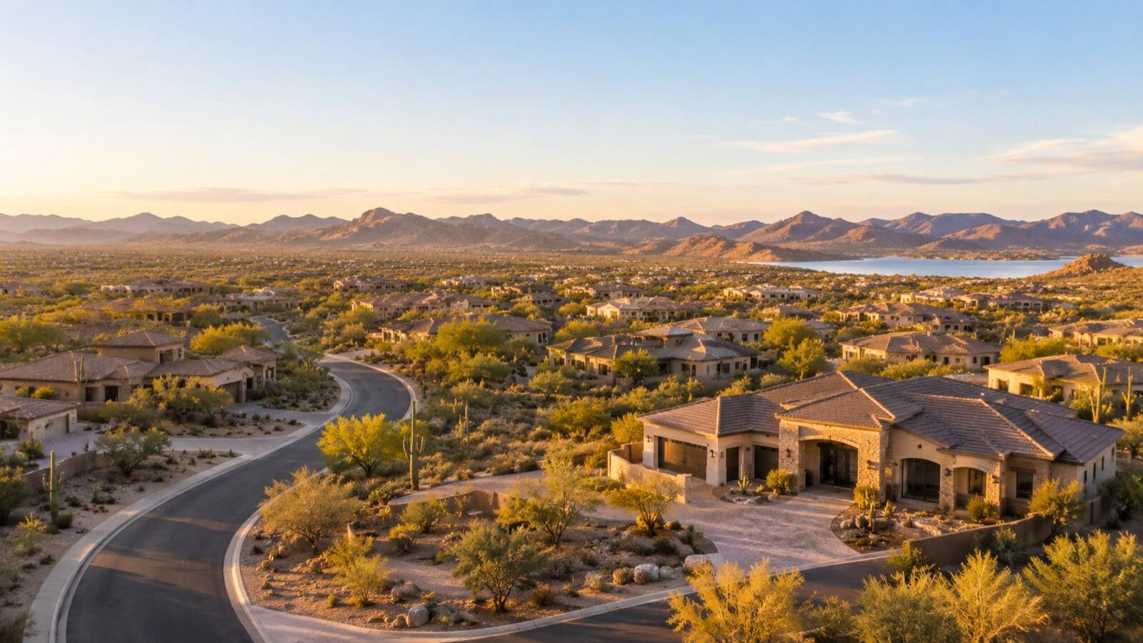 Mohave County neighborhood and desert views